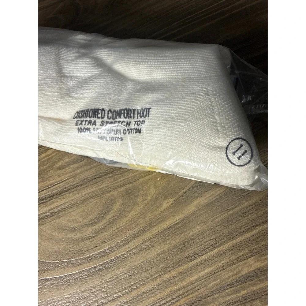 NOS Vintage Concrete Comfort Sox Work Socks Mens 11 White 3 Pack Cotton Cushion‎